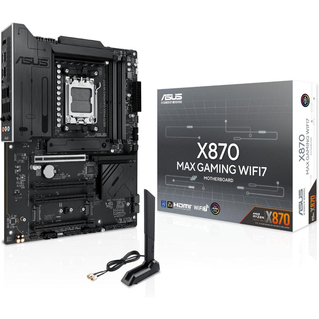 Placa mãe ASUS X870 MAX Gaming WIFI7 AMD AM5 ATX