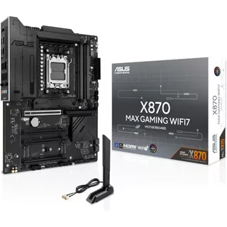 Placa mãe ASUS X870 MAX Gaming WIFI7 AMD AM5 ATX