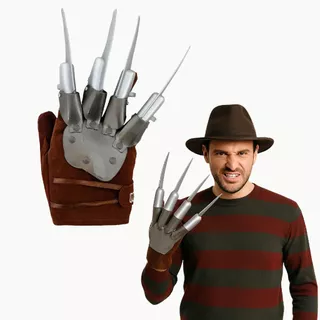 Luva Garra Freddy Krueger a Hora do Pesadelo Fantasia Cosplay Terror Festa Halloween