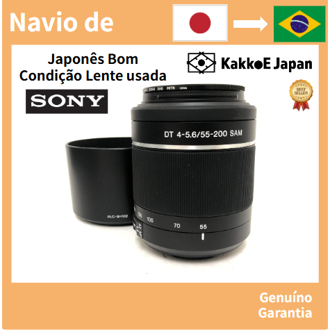 SONY DT 55-200mm F4-5.6 SAM SAL55200-2 [Usada No Japão] | Shopee
