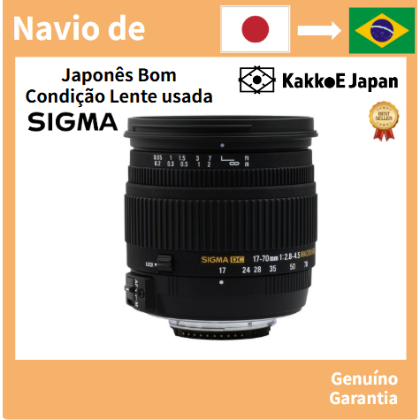 Sigma 17-70 mm F2.8-4.5 DC MACRO HSM para Nikon [Usada No Japão