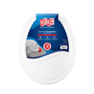 Assento Sanitario Envolvente Sabatini Branco - Herc em Oferta na Shopee