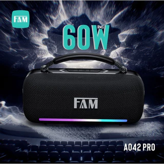 CAIXA DE SOM BLUETOOTH 60W À prova d'água e portátil, bateria com duração de 8 horas, compartimentos para cartãoA042 Pro em Oferta na Shopee