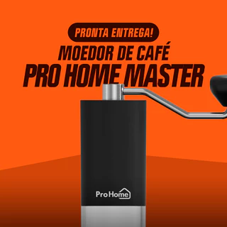 Moedor de Café Manual Pro Home Master 20g – Ajuste de Moagem, Portátil, Ideal p/ Café Gourmet, Preto