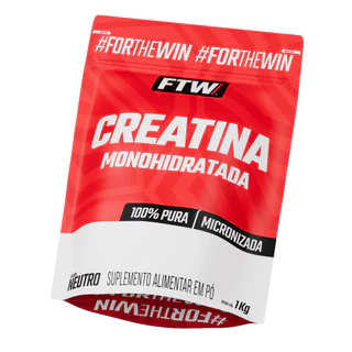 Creatina Monohidratada Pura 1kg, 500g, 700g e 300g Refil - FTW