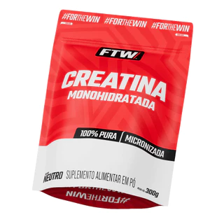 FTW Creatina Monohidratada Refil 300g - Energia, Força Muscular 100% Pura - Sabor Neutro em Oferta na Shopee