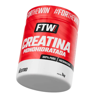 Creatina Monohidratada Pura Pote 1Kg - FTW