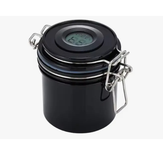 Pote Hermético Higrometro Digital 200ml Cura Conversação Perfect