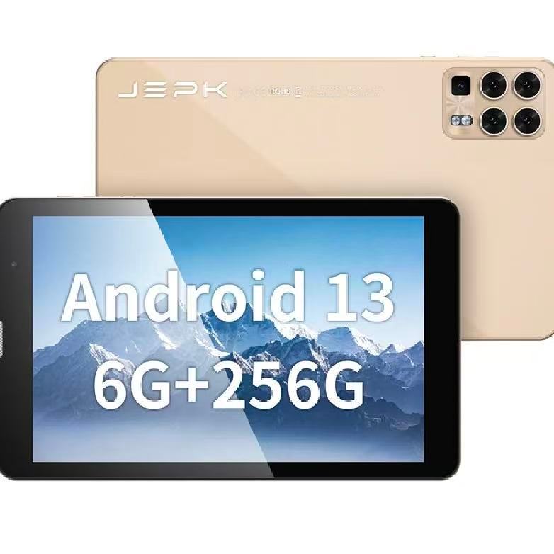 Tablet de 8 polegadas com Android 13 completo, 6+256 GB de