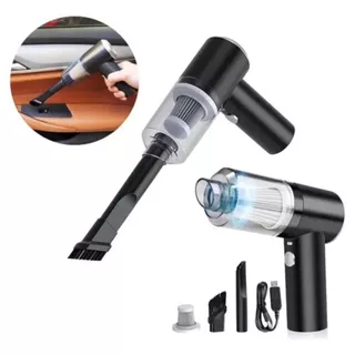 Aspirador Portátil Potente Automotivo Recarregável 3 Em 1 - Sem Fio Com Soprador com Filtro