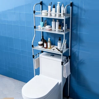 Rack organizador de banheiro multifuncional