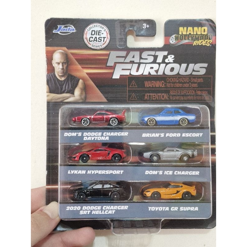 ②Jada Toys1/55 FAST＆FURIOUS 6台セット② Jada Toys Velozes e Furiosos - Kit com 6 miniaturas | Shopee Brasil