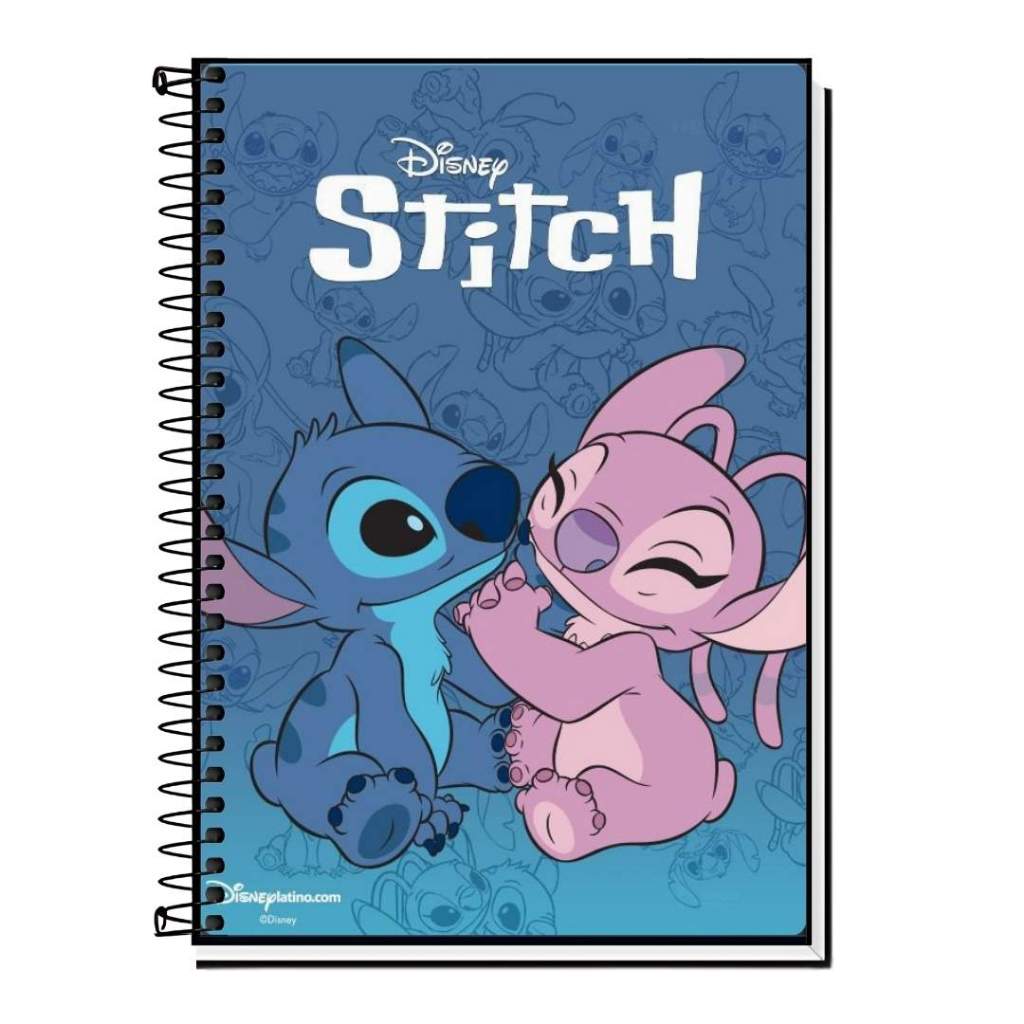 Caderno Personalizado Ohana Lilo & Stitch | Capa Dura com Espiral ...