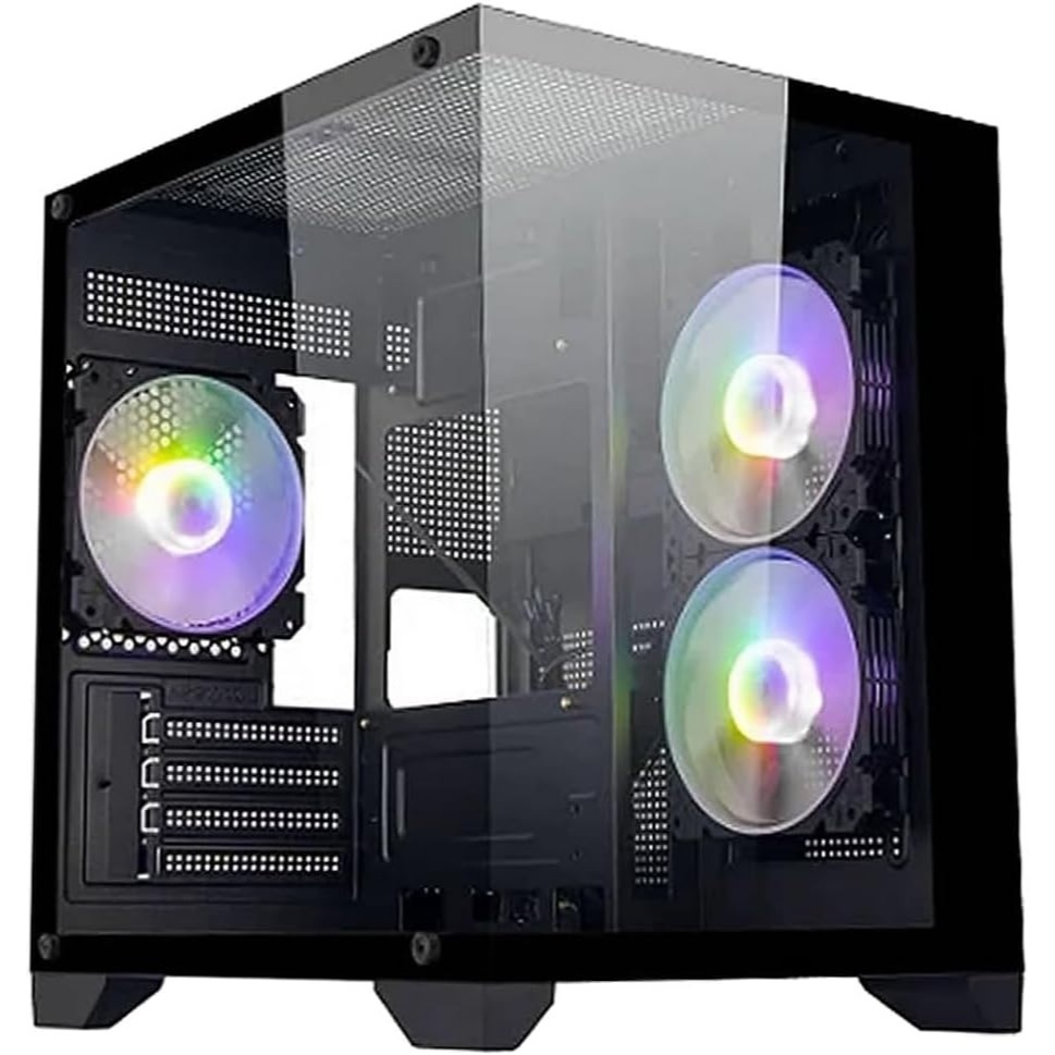 PC GAMER RYZEN 5 7600, B650M, 32GB, NVIDIA RTX 5060 8GB, W/C 240MM, GABINETE GAMER COM 5 FANS, WI-FI