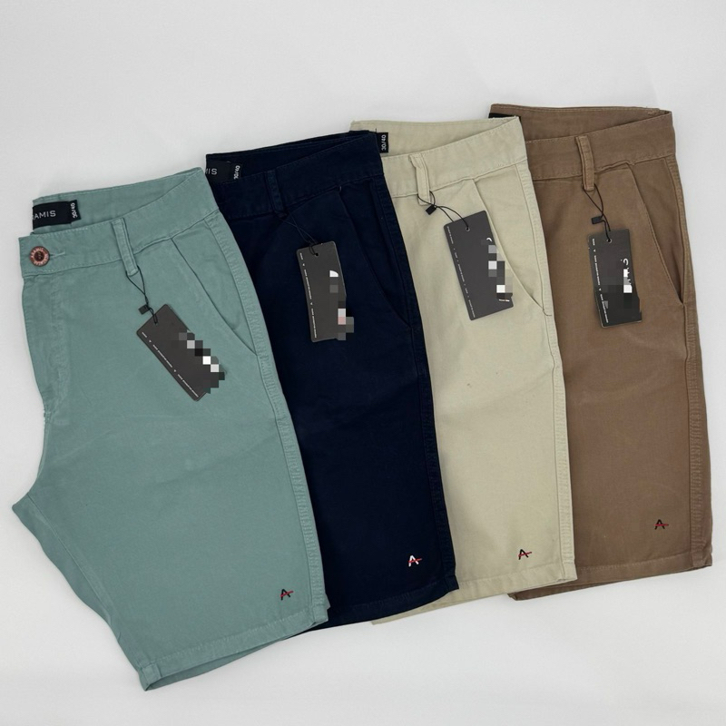 Bermuda Sarja Masculina Slim Fit Estilosa Moderna Verão 2025