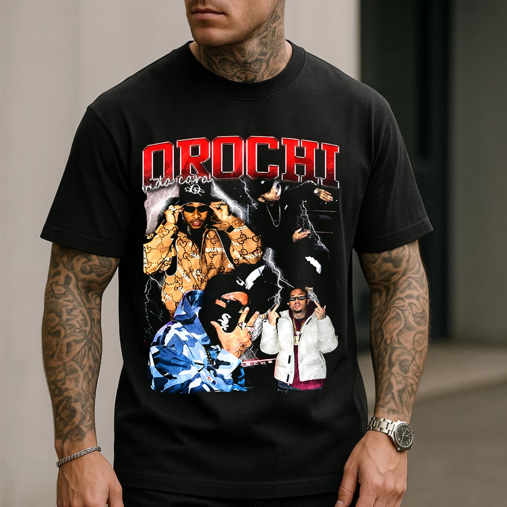Camisa Masculina Algodão Orochi MainStreet Records Blusa Unissex
