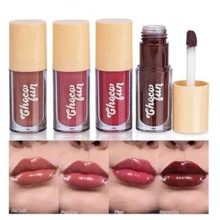 Lip Tint Gloss Cream Choco Fun Fenzza 4.5ml Produtos de Beleza em Oferta na Shopee