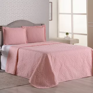 KIT Colcha Cobre Leito Premium Com 3 Peças Luxo Matelado Solteiro-Casal-Queen - Extra Macio