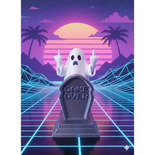 Suporte Placa de Vídeo GPU PC Gamer Fantasma Game Over Anti Queda