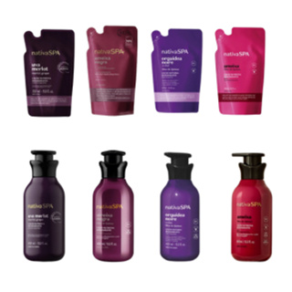 Loção creme Hidratante Corporal Nativa SPA 400ml: Ameixa Negra, Uva Merlot, Orquídea Noire em Oferta na Shopee