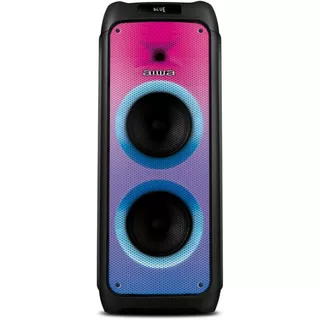 Caixa de Som PartyBox AIWA PB-06 Bluetooth 20H RGB USB TWS Preto em Oferta na Shopee