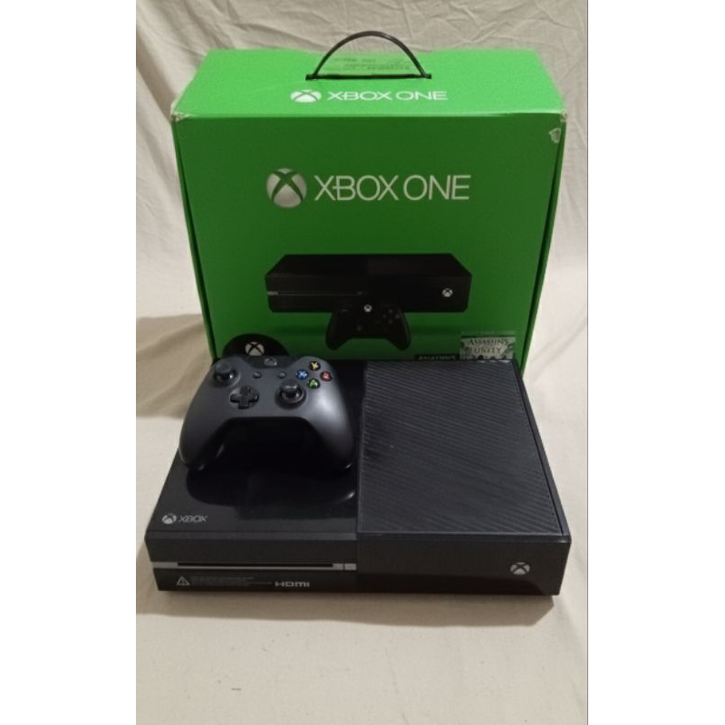Xbox One FAT 500gb Completo + um jogo mídia física | Shopee Brasil