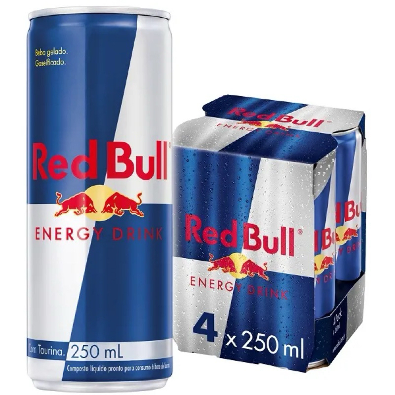 FARDO COM 4 RED BULL 250 ML | Shopee Brasil