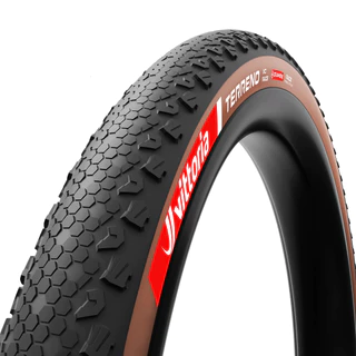 Pneu Vittoria Terreno XC Race 29 X 2.40 kevlar tubeless Faixa Marrom bege e preto mtb bike