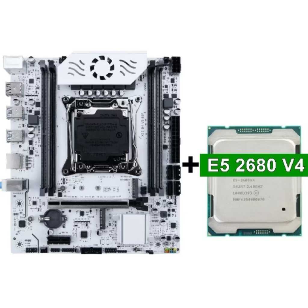 Placa-mãe Soyo X99 D4 para Intel XEON E5 V3 e V4, DDR4, 2x Slot M
