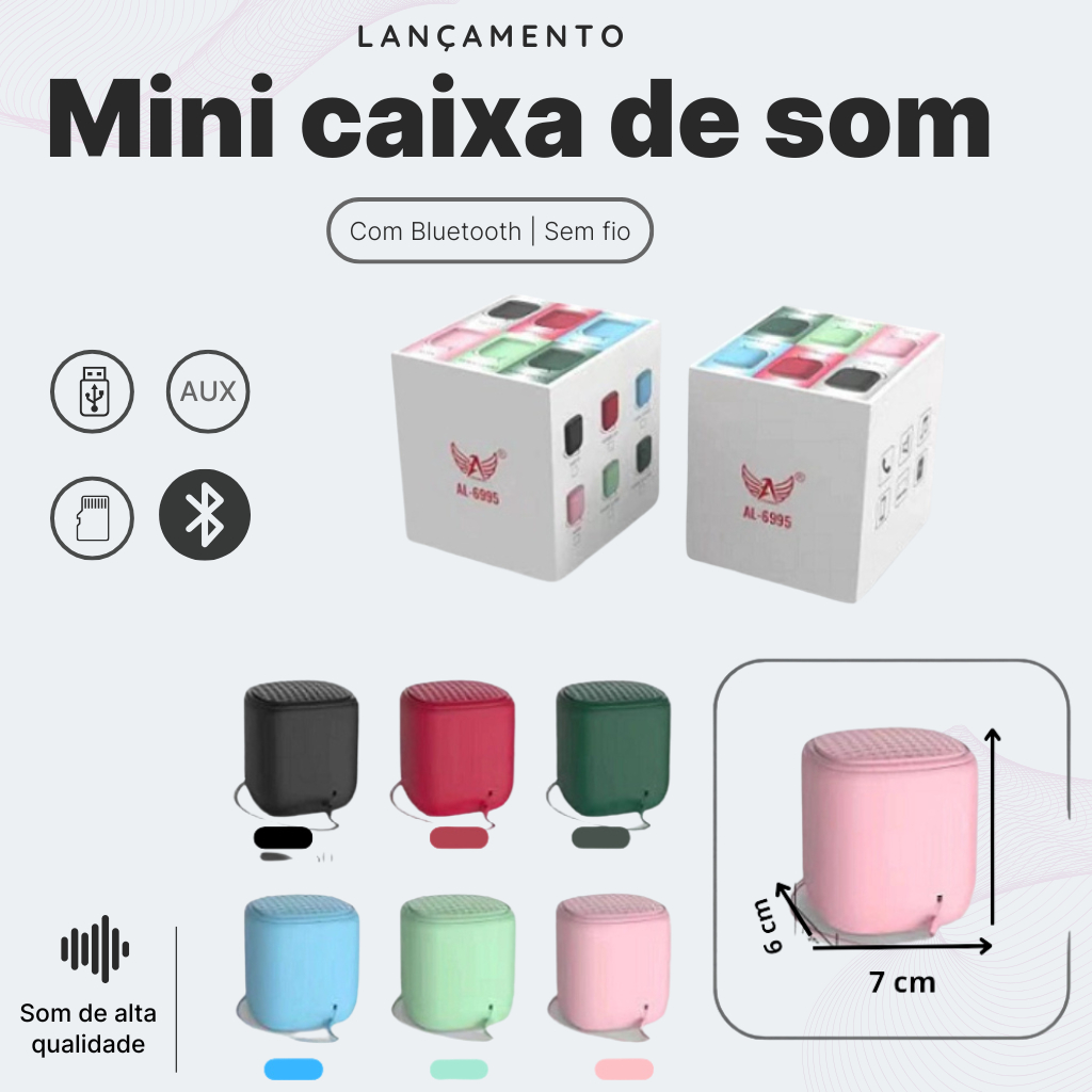 Caixa de som mini ALTOMEX Original al-6995 | Shopee Brasil