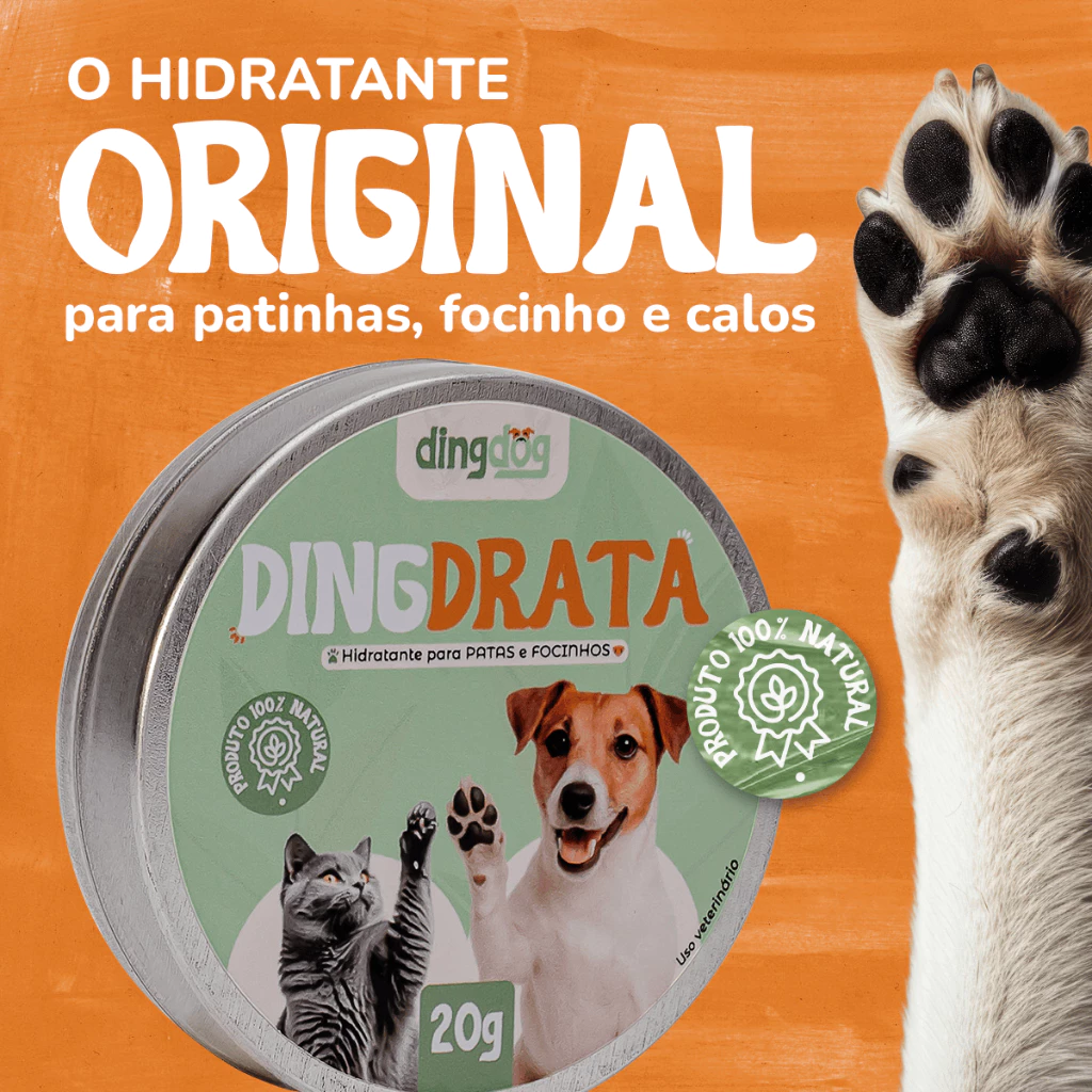 Imagem do produto Hidratante de Focinho/Patinhas 100% Natural Cães e Gatos Ding Dog no catálogo Master Pet