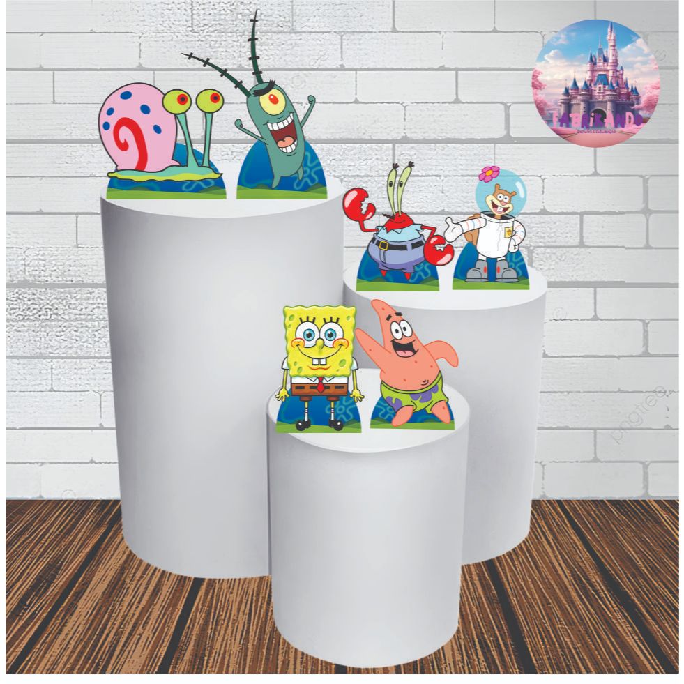 KIT DE DISPLAY BOB ESPONJA C/6 UNIDADES DE 20 CMS | Shopee Brasil