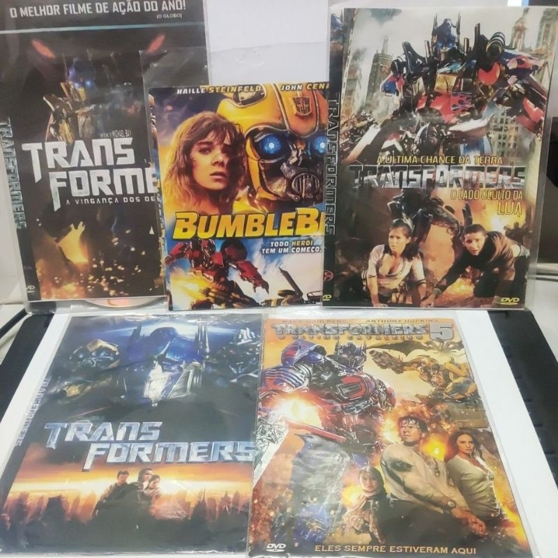dvd Transformers kit 5 dvds completo dublado | Shopee Brasil