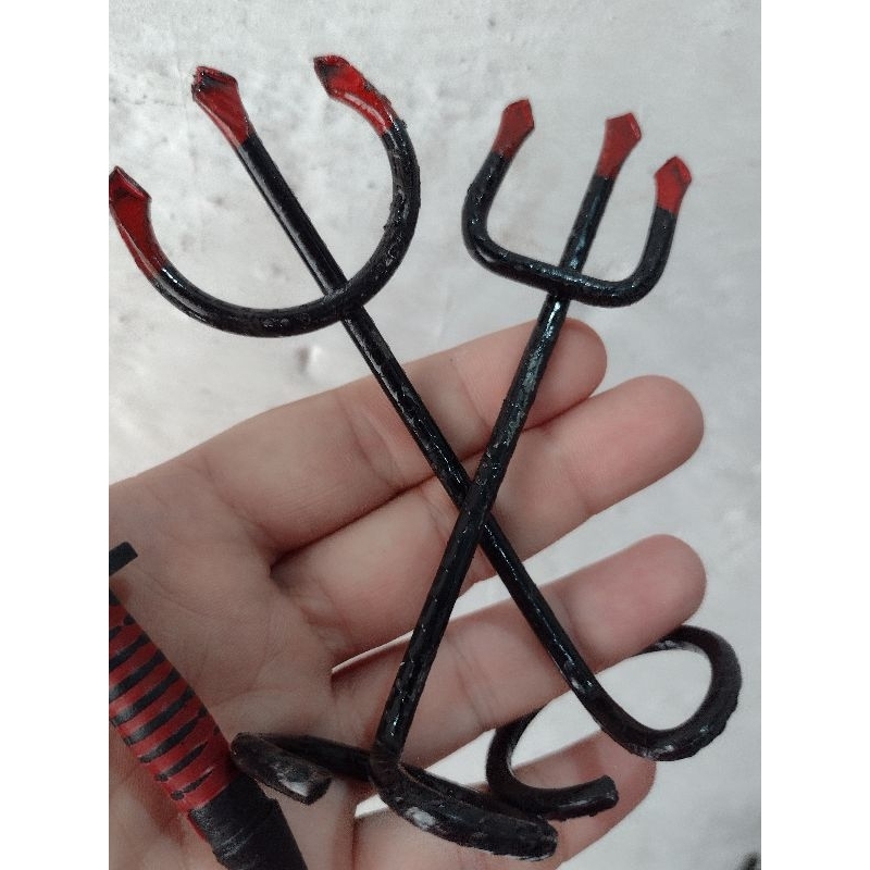 Tridente com Base Exu e PombaGira Kit com punhal rituais umbanda ...