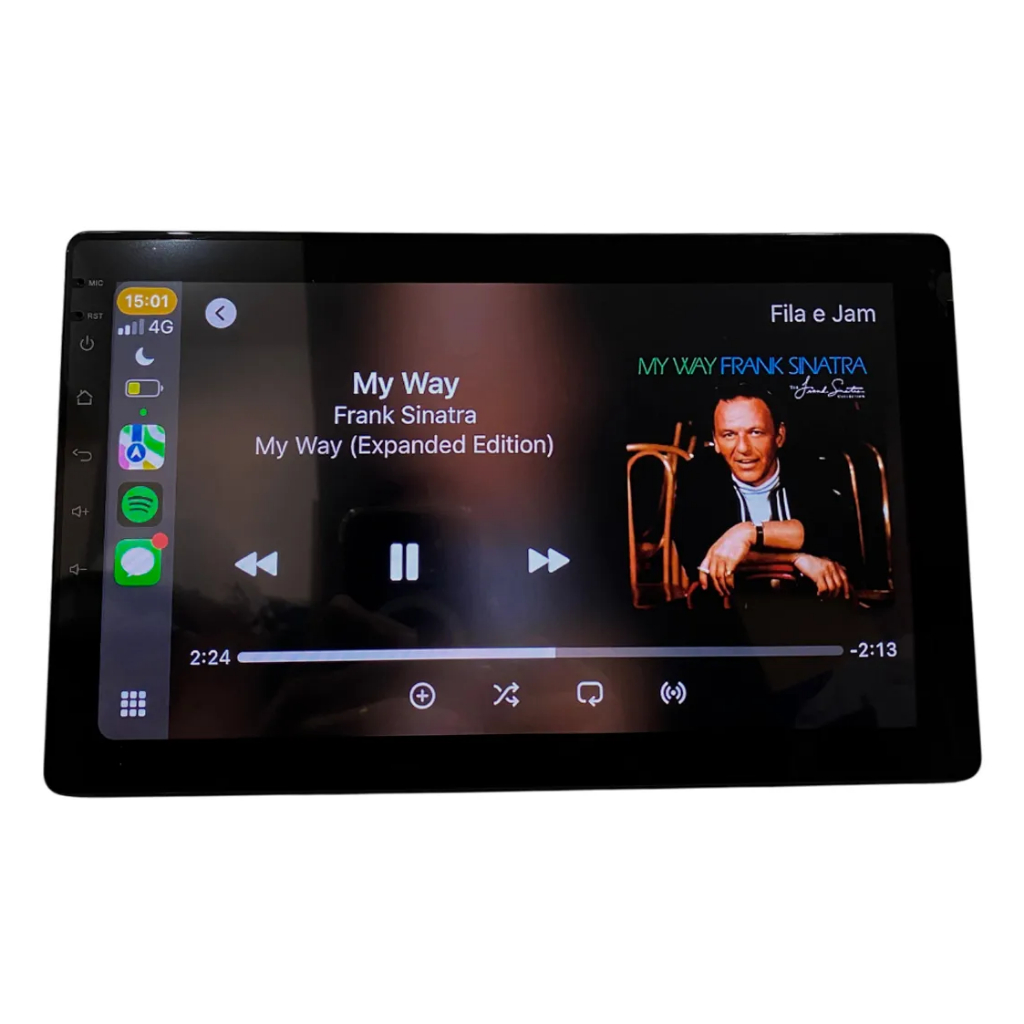 Multimídia 1 Din H-tech Ht-8010ca 10.1 Pol 32gb 2gb Preto | Shopee
