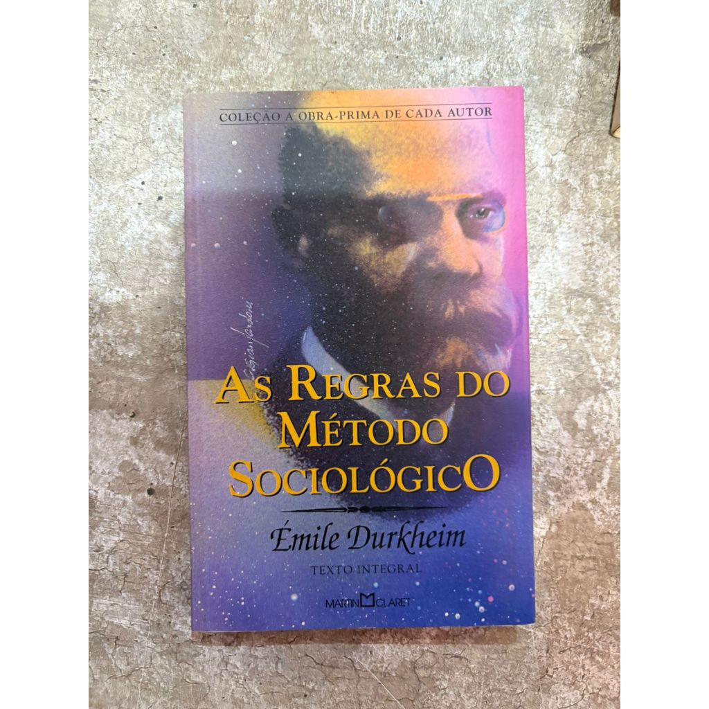 As Regras do Método Sociológico - Émily Durkheim | Shopee Brasil