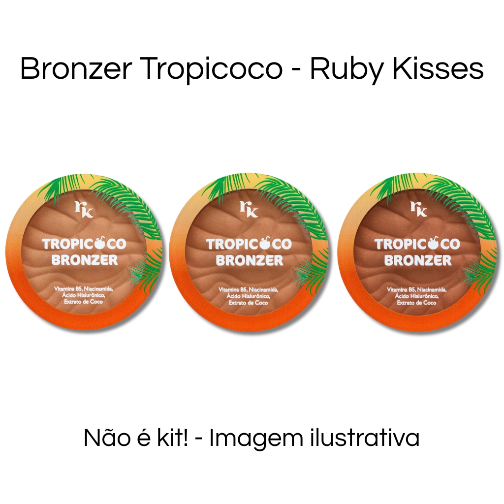 Bronzer Tropicoco - Ruby Kisses | Shopee Brasil
