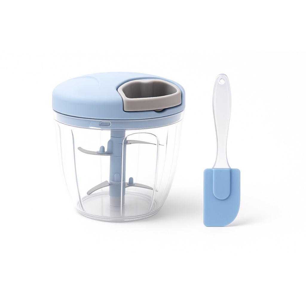 Processador Manual Alimentos 900ml Triturador Picador 5 Lami