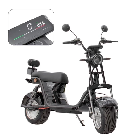 Scooter Moto Elétrica 1000W com Bluetooth, NFC e Bateria Removível 20Ah - WeHawk WX-11