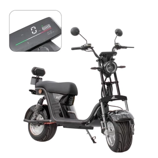 Scooter Moto Elétrica WeHawk WX-11 1000W 60V Bateria de Lítio 20Ah Removível Freio a disco