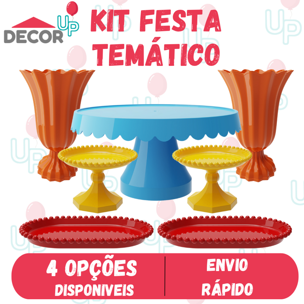 Kit de Festa Temático Modelo 51 – 8 Variações Exclusivas | Shopee Brasil