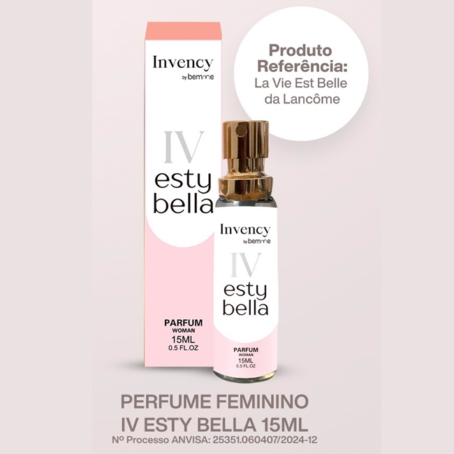 Invency IV Esty Bella Parfum Woman 15ML | Shopee Brasil