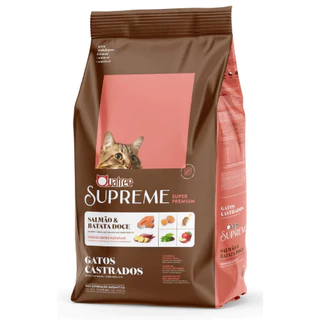 Ração Quatree Supreme Gatos Castrados Sabor Salmão e Batata Doce 10,1Kg em Oferta na Shopee