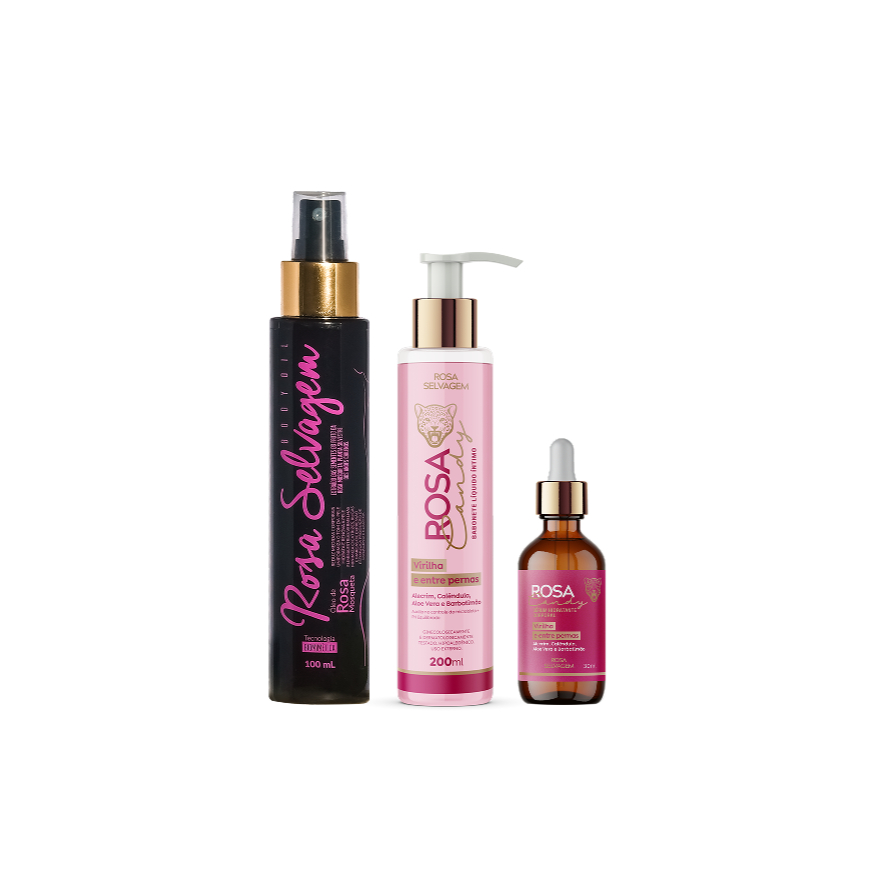 Kit Rosa Candy Clareador de PPK Rosa Selvagem