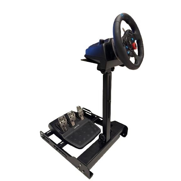 Suporte Cockpit Logitech G29/27 Regulagem Completa Pintura Eletrostática Fácil Armazenagem Simulador