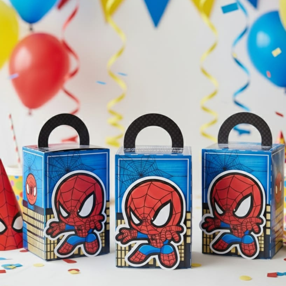 Caixinhas Personalizadas Tema Homem Aranha - Lembrancinha Homem Aranha ...
