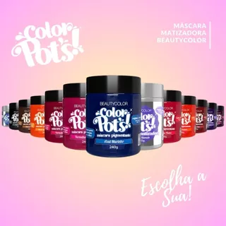 Máscara Pigmentante Color Pots Beautycolor Tinta para cabelo > coloração capilar tonalizante