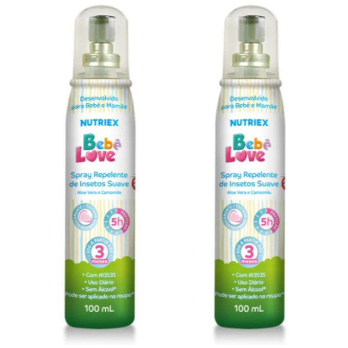 Repelente Infantil Bebê Love 100ml – Proteção Natural Contra Insetos ...