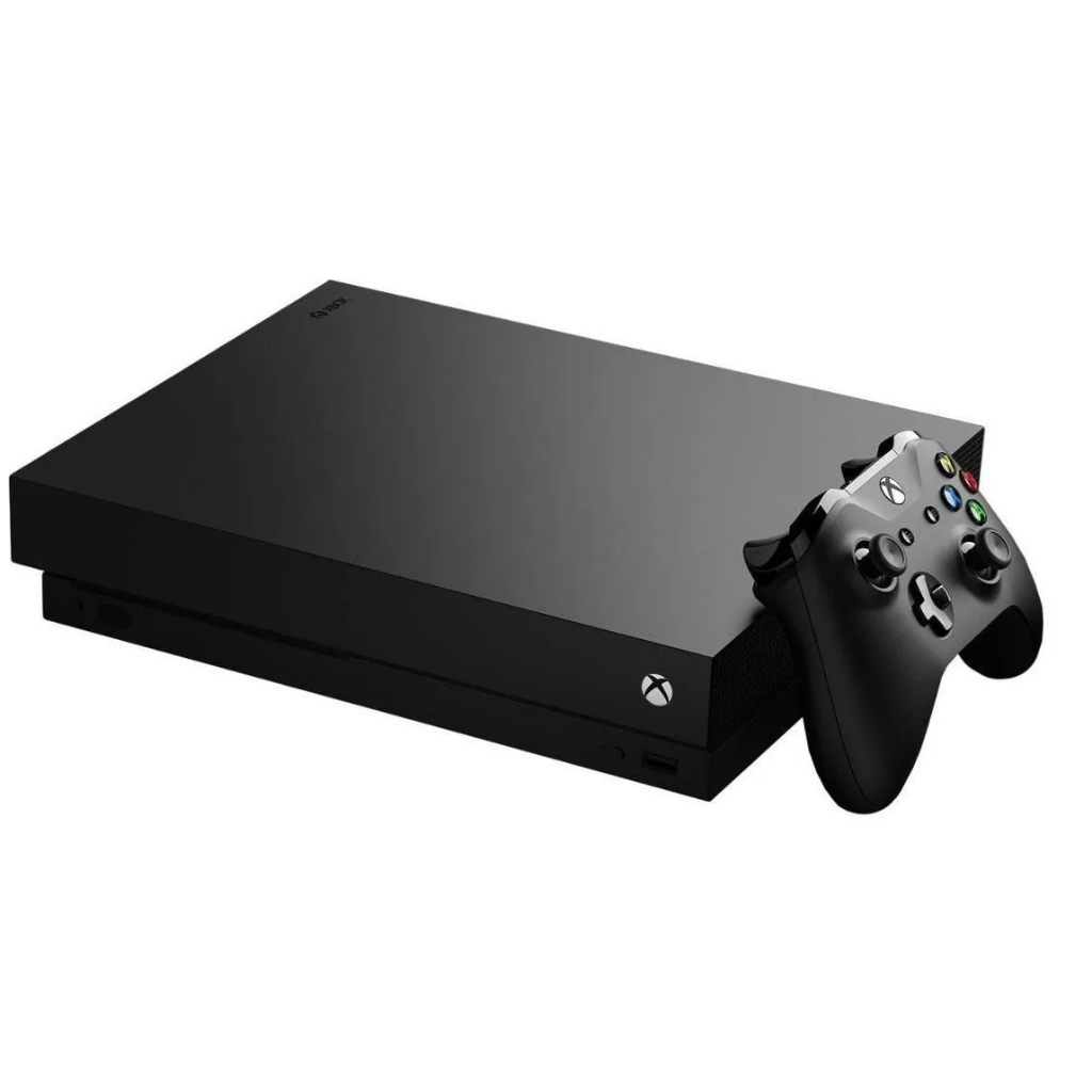 Microsoft Xbox One X 1TB Standard cor preto - semi novo - jogo
