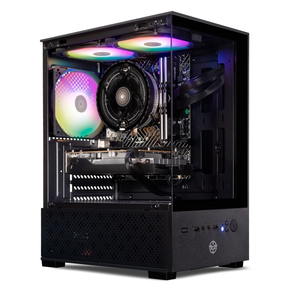 Gabinete Gamer Aquário Lateral e Frente em Vidro Mini-Tower TGT Legion ...